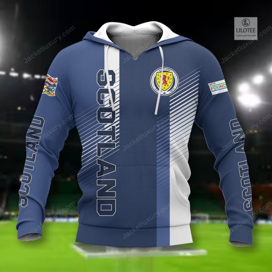 Scotland national football team Navy 3D Hoodie, Shirt 27