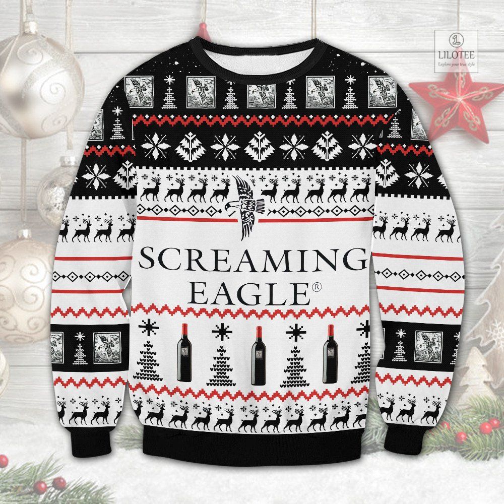 BEST Screaming Eagle Christmas Sweater and Sweatshirt 3