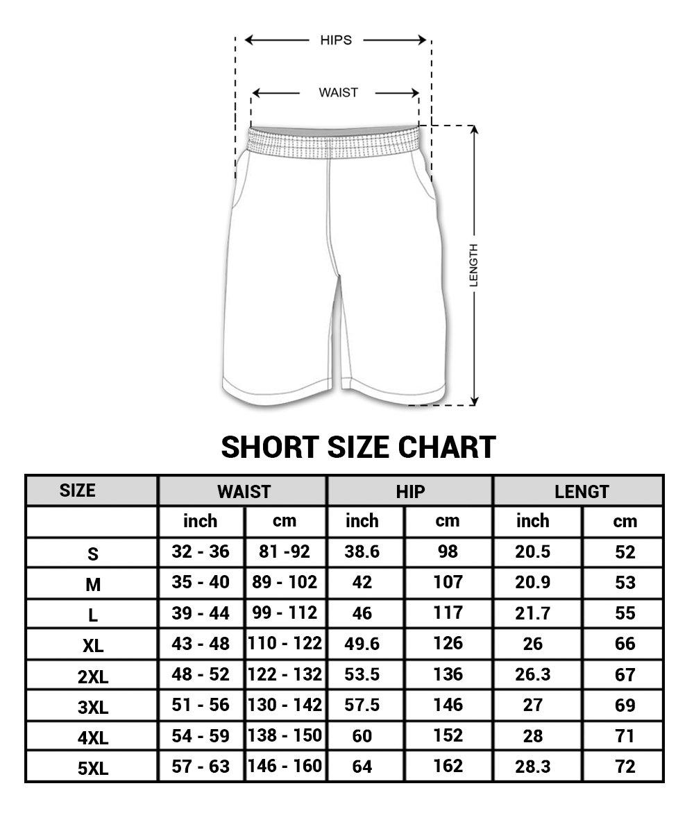 Size chart: