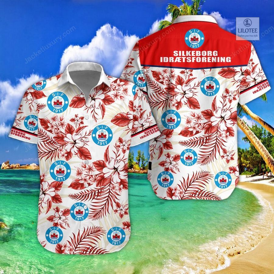 BEST Silkeborg Idraetsforening Hawaiian Shirt, Shorts 4