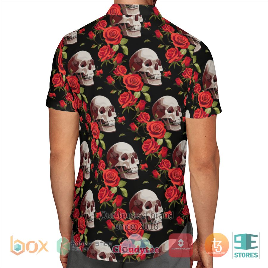 BEST Skull Roses Hawaii Shirt 3