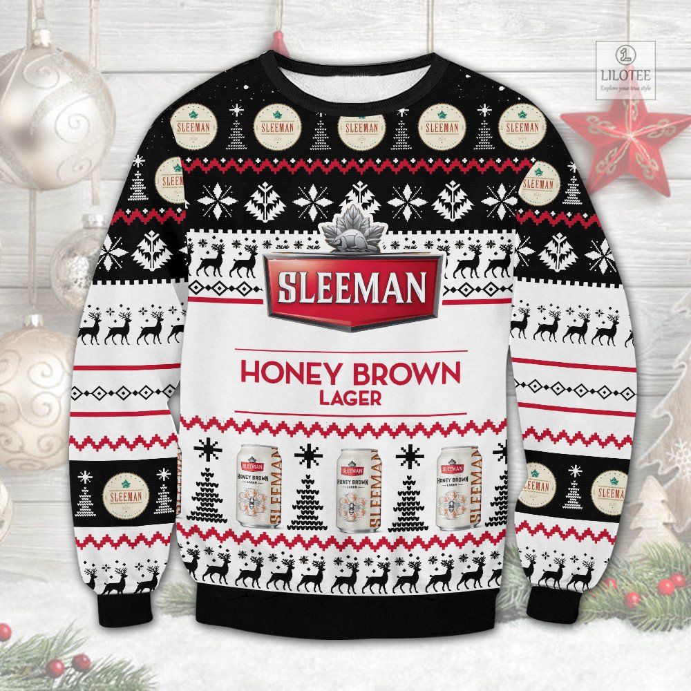 BEST Sleeman Honey Brown Lager Christmas Sweater and Sweatshirt 3
