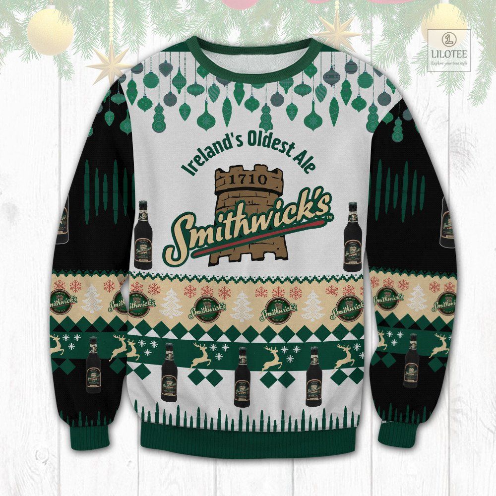 BEST Smithwick's Ireland's Oldest Ale Christmas Sweater and Sweatshirt 3