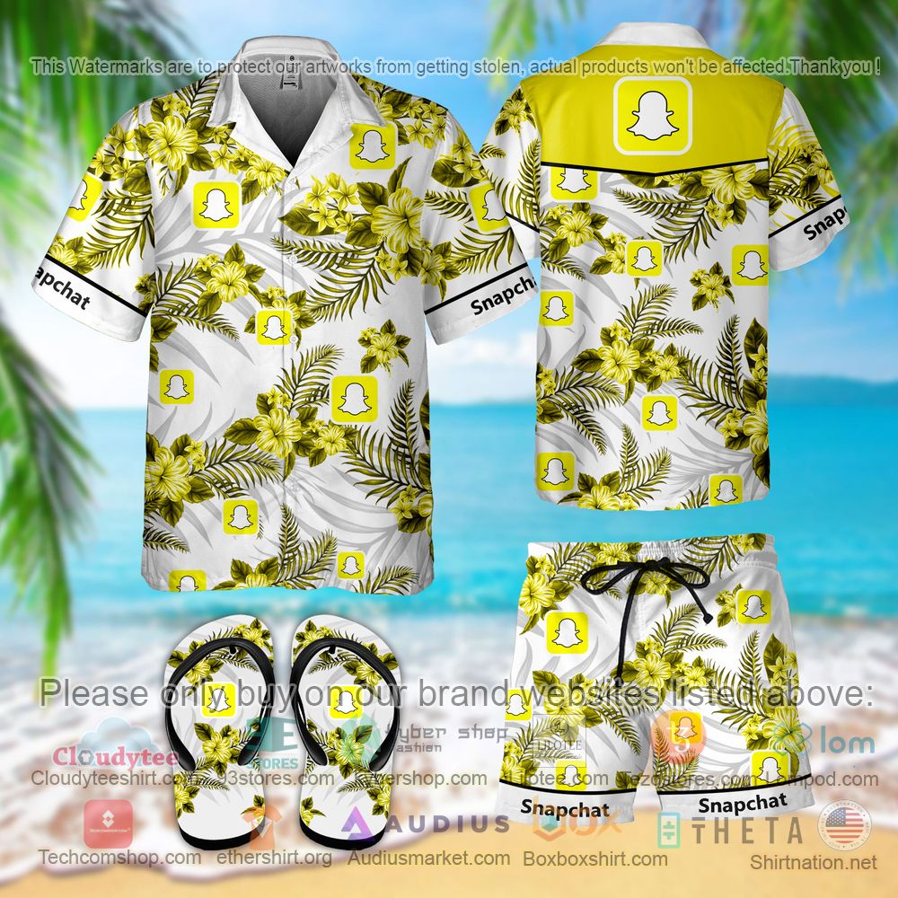 BEST Snapchat Hawaiian Shirt, Short 4