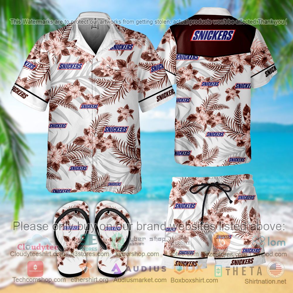 BEST Snickers Hawaiian Shirt, Short 3