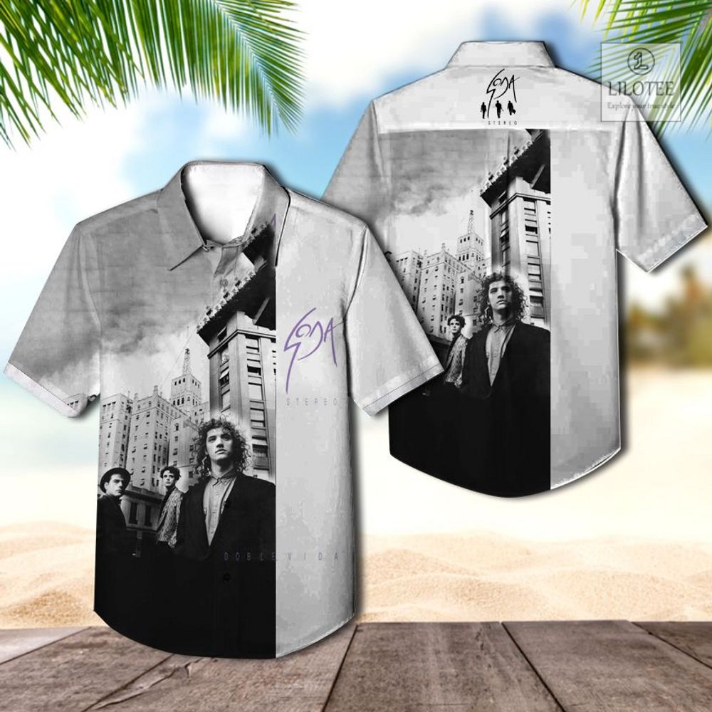 BEST Soda Stereo Doble vida Casual Hawaiian Shirt 3