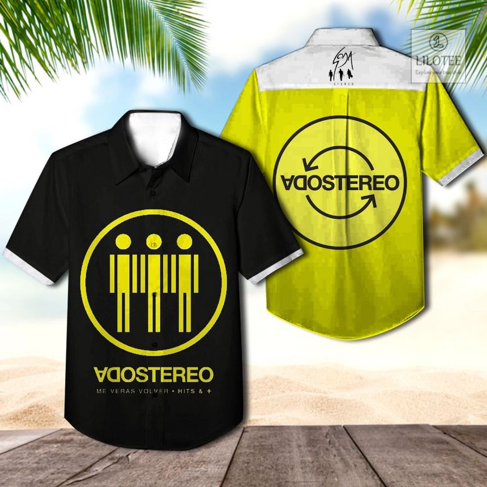 BEST Soda Stereo Me Veras Casual Hawaiian Shirt 3