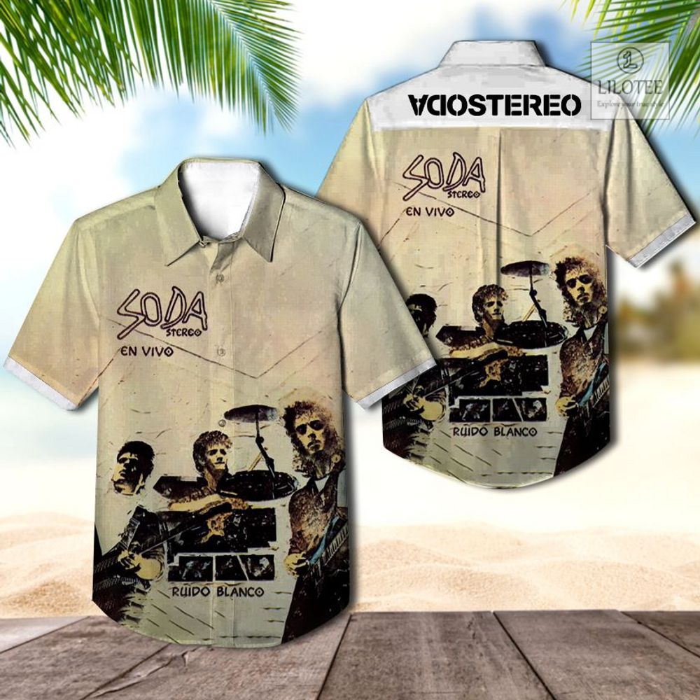 BEST Soda Stereo Ruido blanco Casual Hawaiian Shirt 2