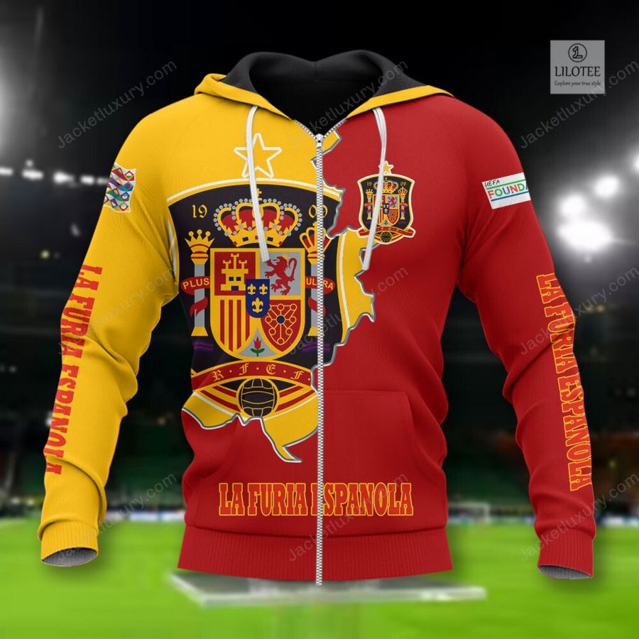 Spain La Furia Espanola national football team 3D Hoodie, Shirt 4