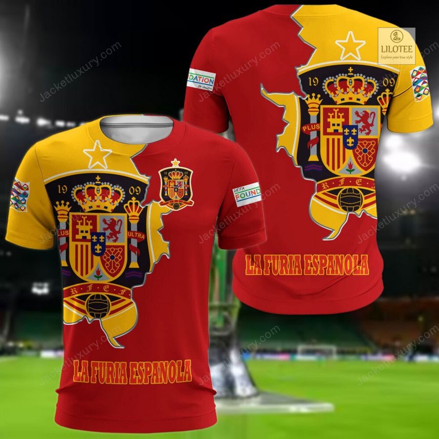 Spain La Furia Espanola national football team 3D Hoodie, Shirt 8