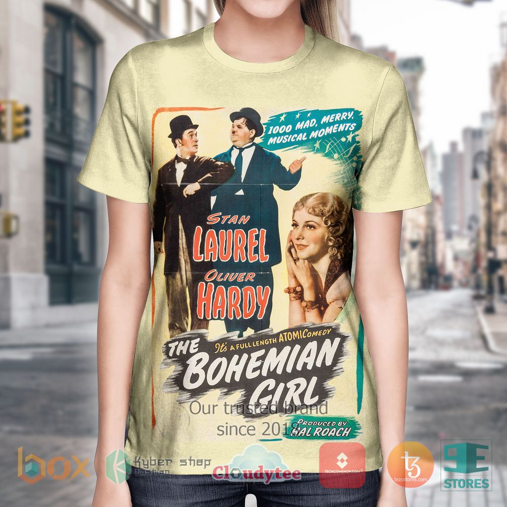 BEST Stan Laurel The Bohemian Girl 3D T-Shirt 14