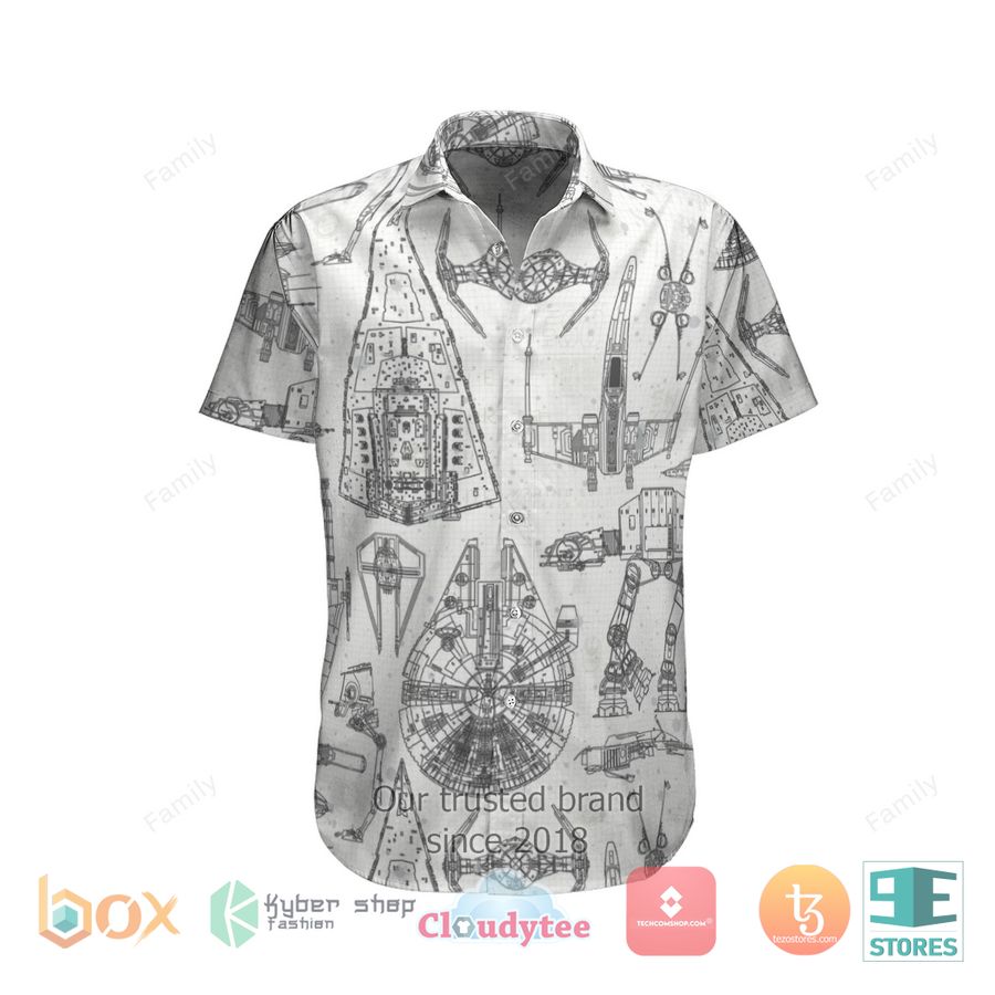 BEST Star Wars Blueprints Hawaii Shirt 9