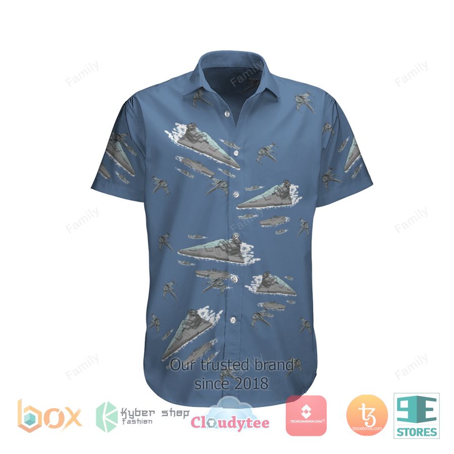 BEST Star Wars Ships Blue Hawaii Shirt 1