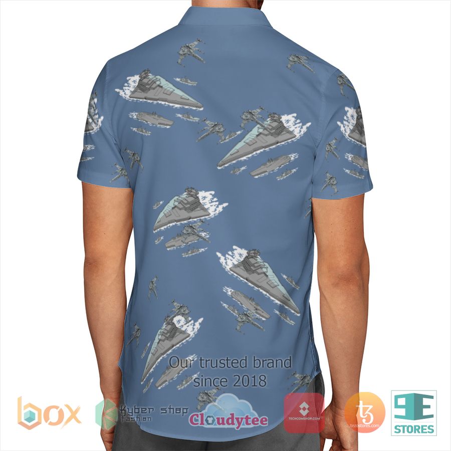 BEST Star Wars Ships Blue Hawaii Shirt 14
