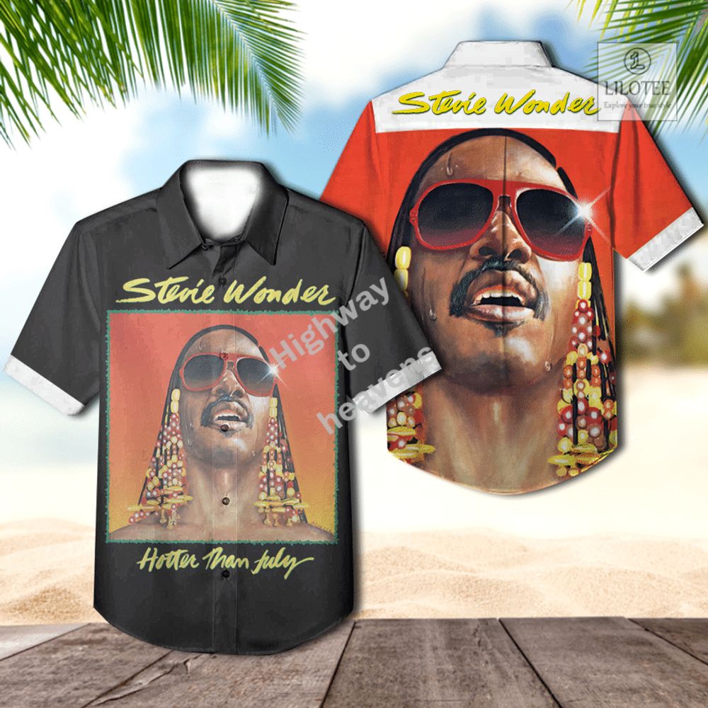 BEST Stevie Wonder Hotter Than July Casual Hawaiian Shirt 3