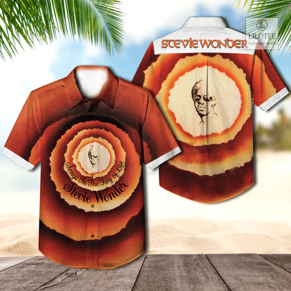 BEST Stevie Wonder Songs In The Key Of Life Casual Hawaiian Shirt 2