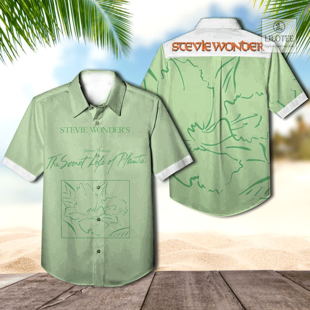 BEST Stevie Wonder The Secret Life Of Plants Casual Hawaiian Shirt 3