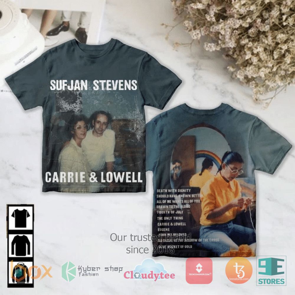 HOT Sufjan Stevens Carrie & Lowell 3D over printed Shirt 3