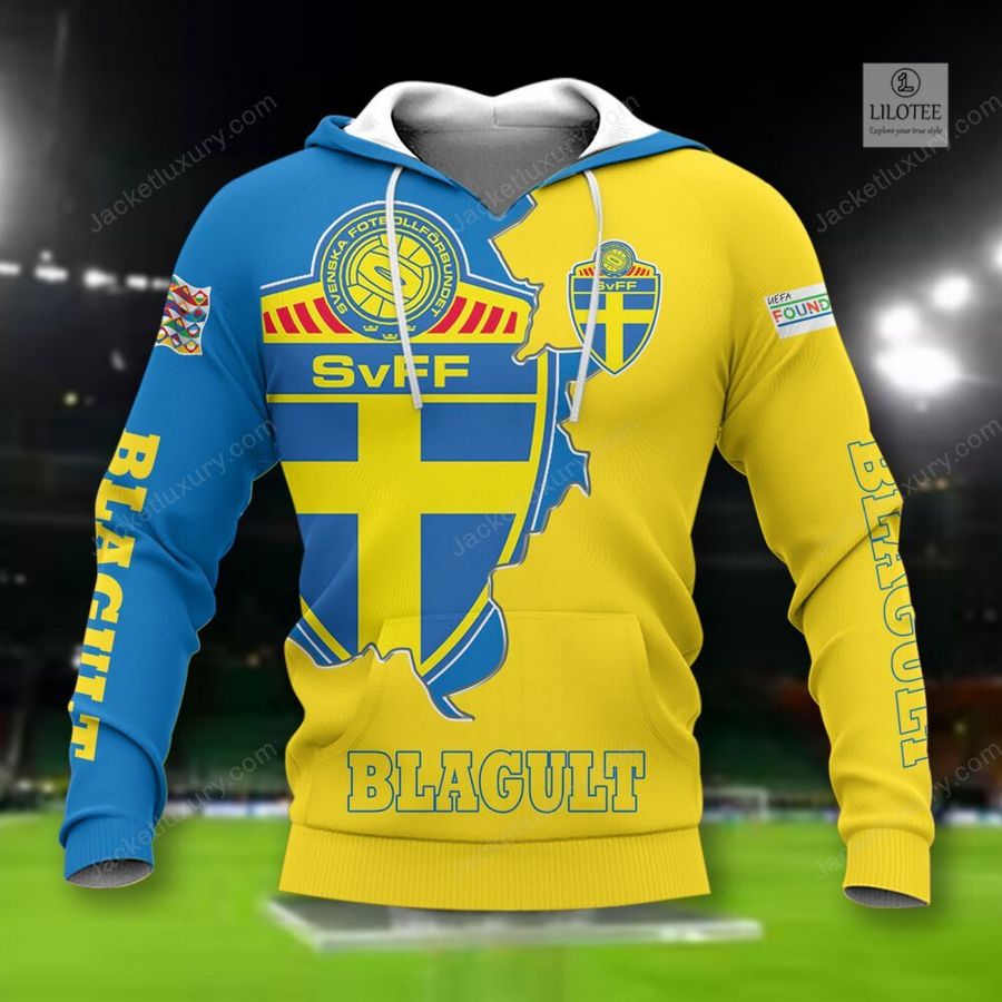 Sweden Blagult national football team 3D Hoodie, Shirt 2
