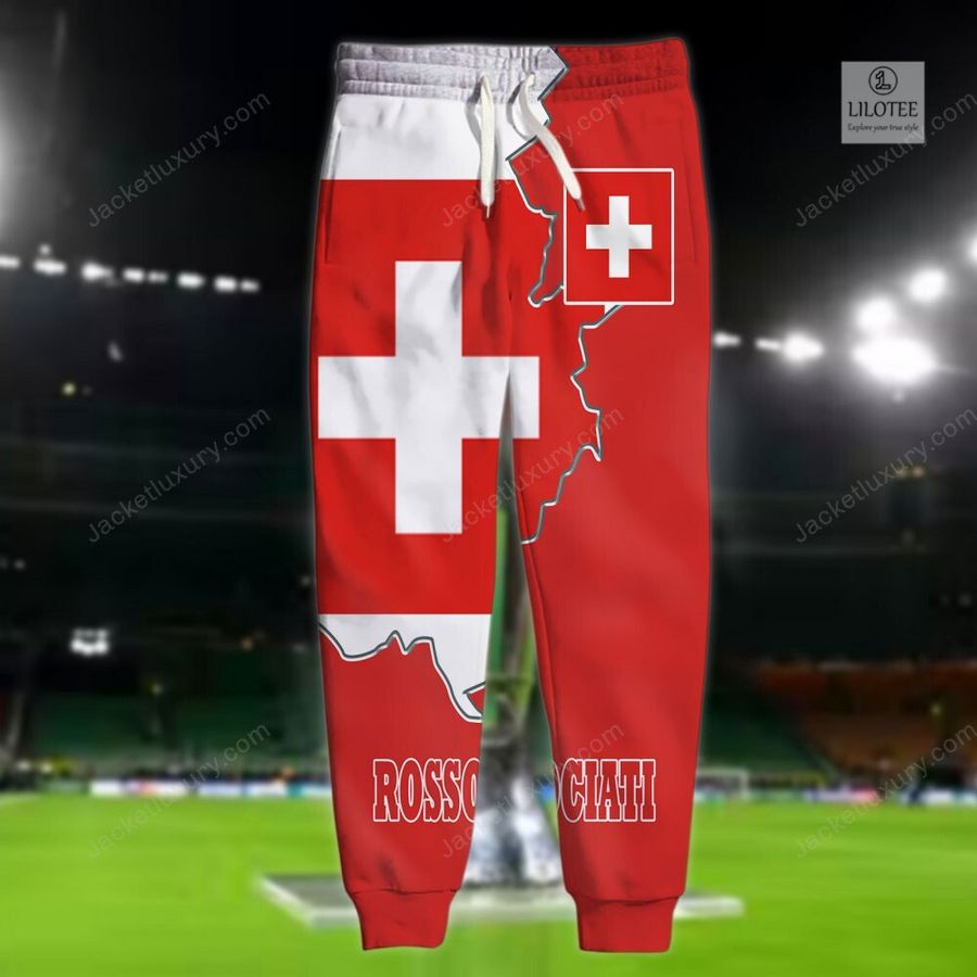 Switzerland Rossocrociati national football team 3D Hoodie, Shirt 6