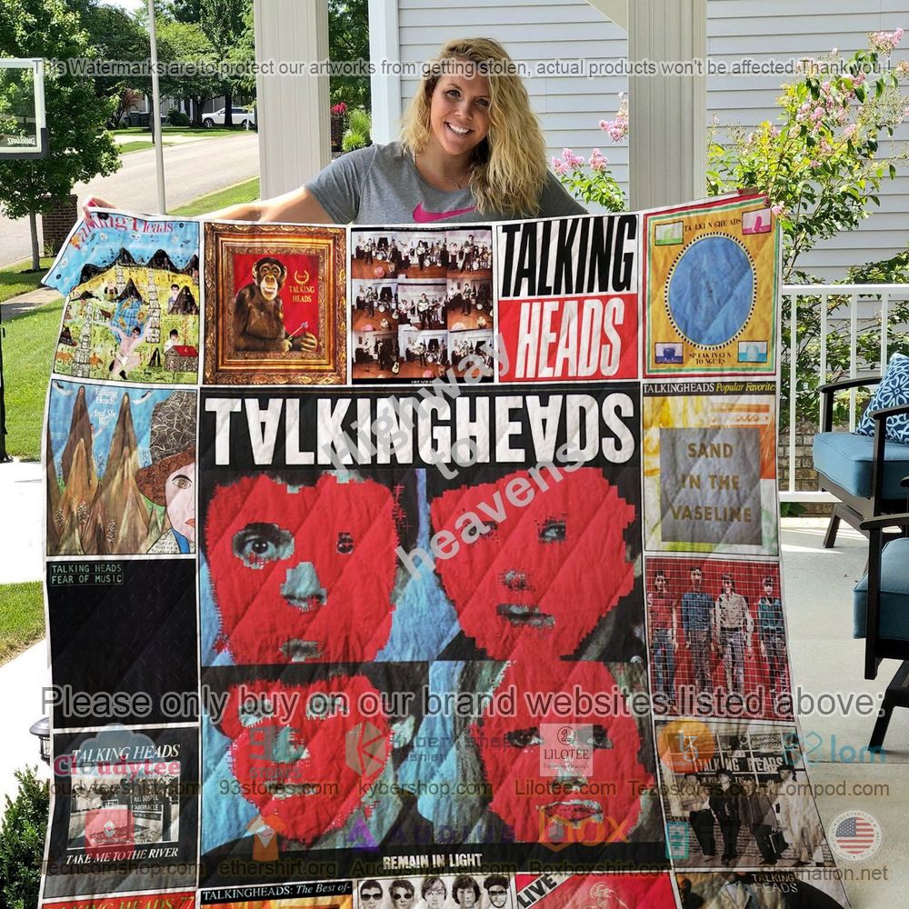 BEST Talking Heads Remain In Light Quilt 6