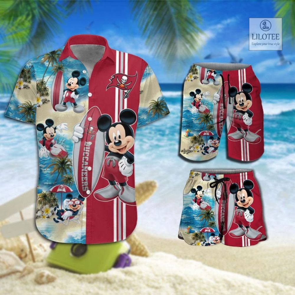 BEST Tampa Bay Buccaneers Mickey Mouse Hawaiian Shirt, Shorts 9
