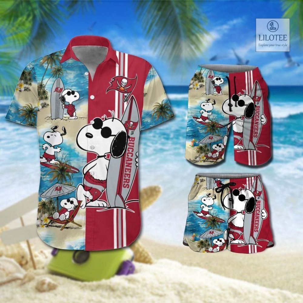 BEST Tampa Bay Buccaneers Snoopy Hawaiian Shirt, Shorts 9