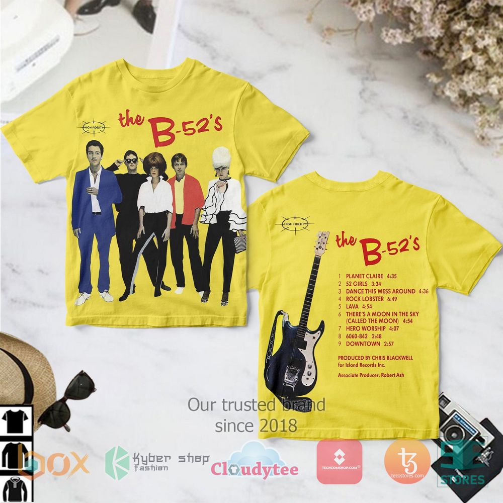 HOT The B-52's Play Loud 3D over printed Shirt 1