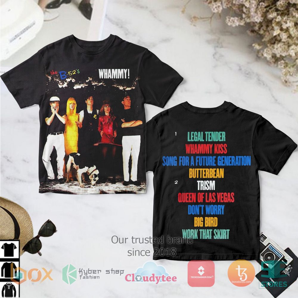 HOT The B 52's Whammy 3D over printed Shirt 2