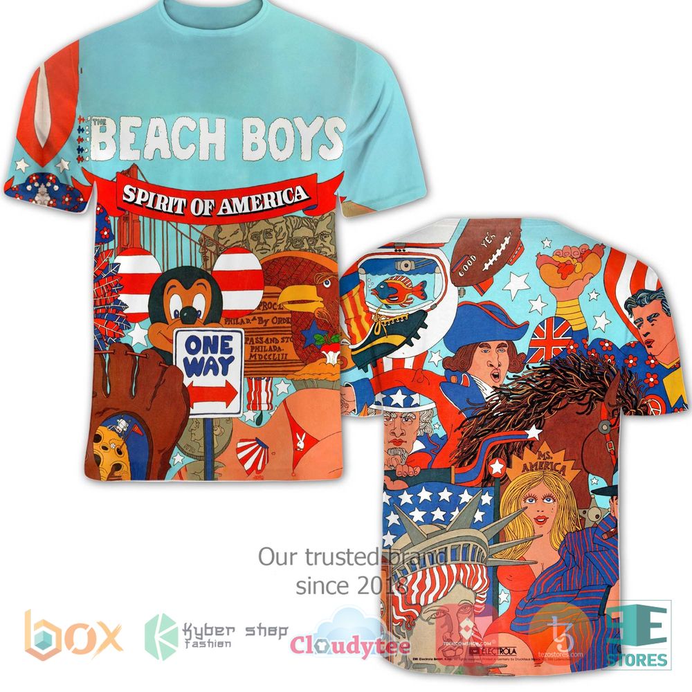 BEST The Beach Boys Sprit of America 3D Shirt 2