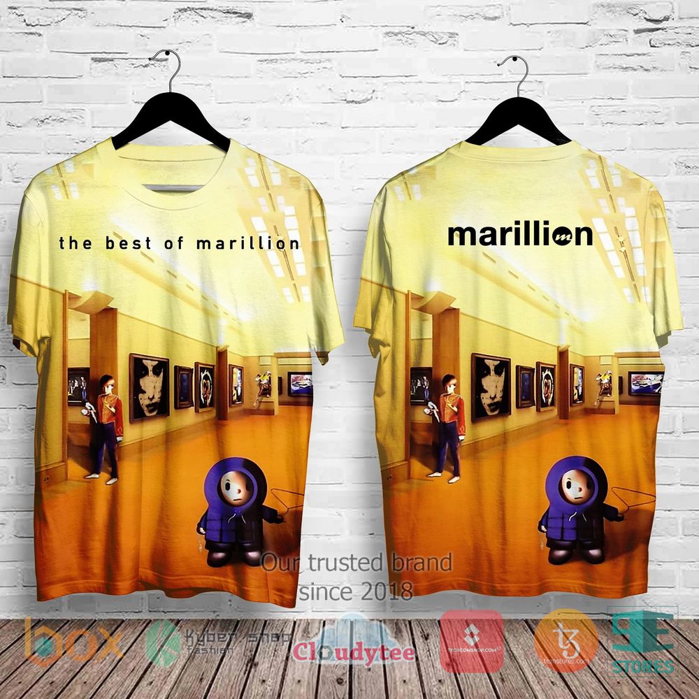 HOT The Best of Marillion Album 3D Shirt 3