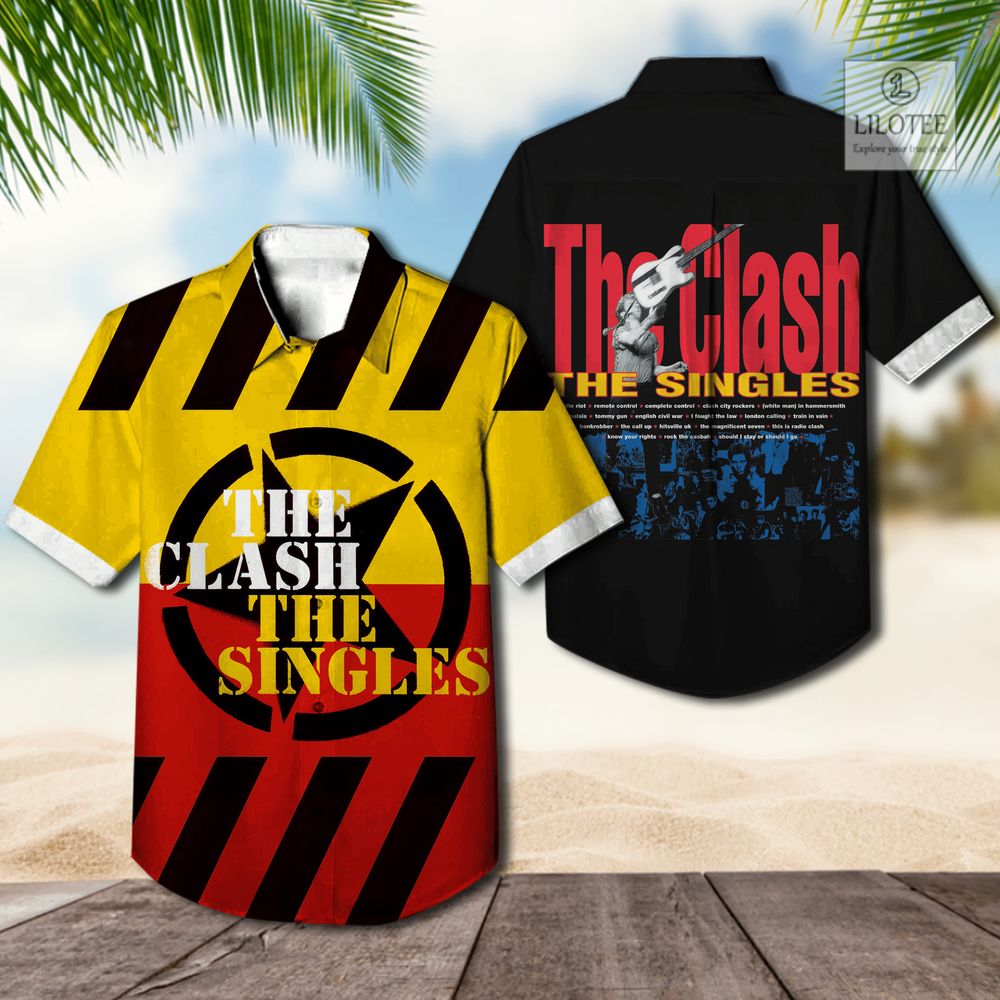 BEST The Clash The Singles Casual Hawaiian Shirt 3