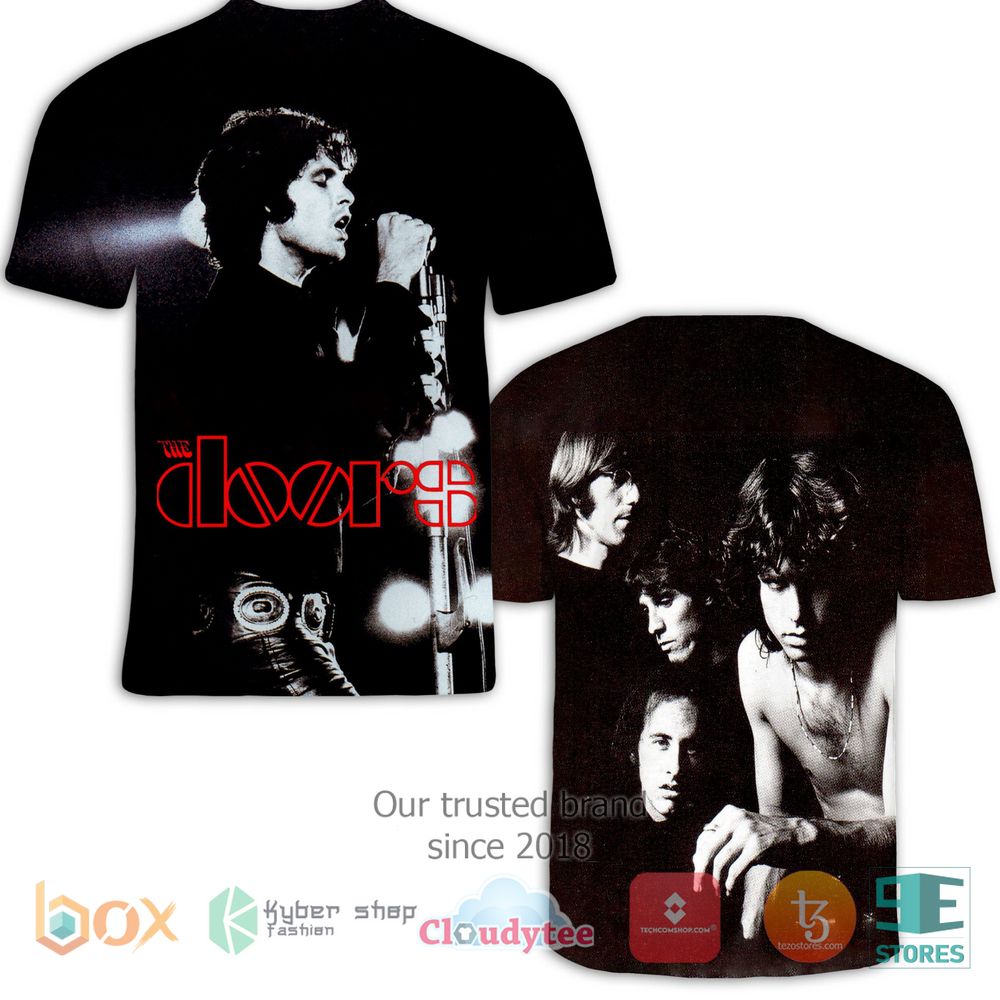 HOT The Doors In Concert 3D T-Shirt 3