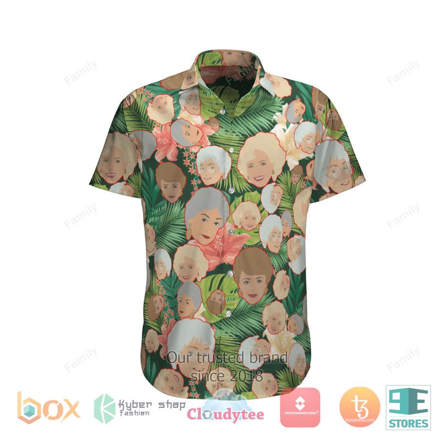 BEST The Golden Girl Head Tropical leaf Hawaii Shirt 1
