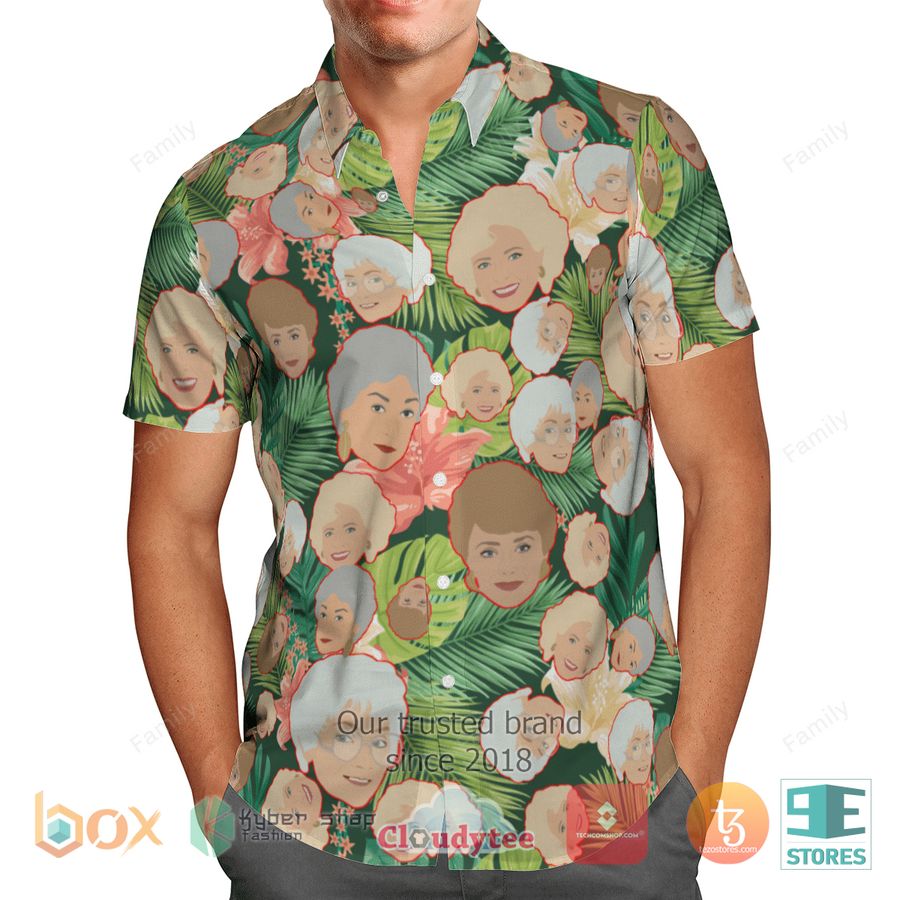 BEST The Golden Girl Head Tropical leaf Hawaii Shirt 2