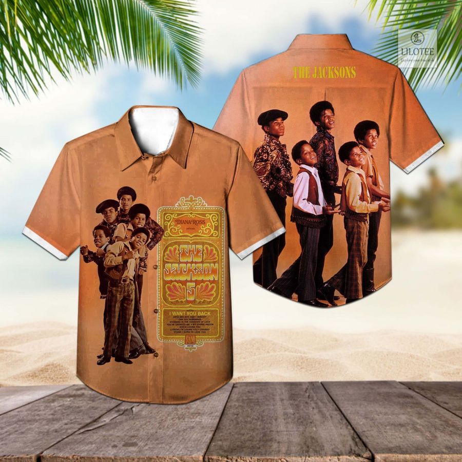 BEST The Jackson 5 Diana Ross Presents The Jackson 5 Hawaiian Shirt 3