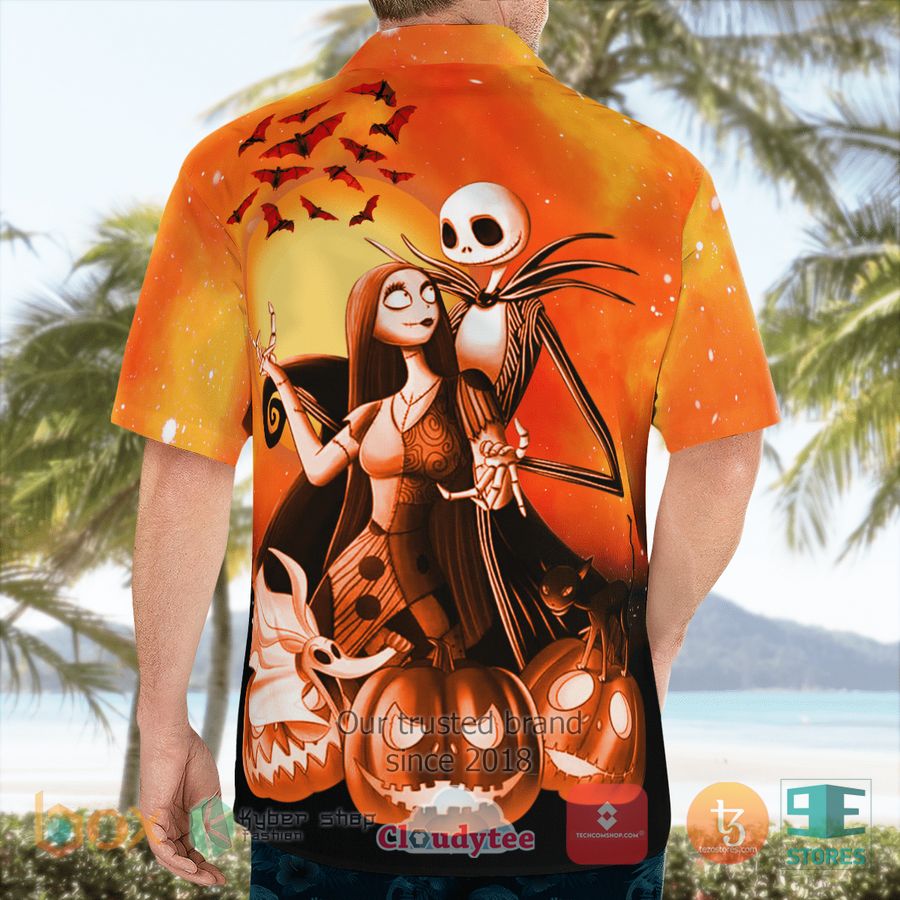 BEST The Nightmare Jack Skellington and Sally The Couple Halloween Night Hawaii Shirt 7