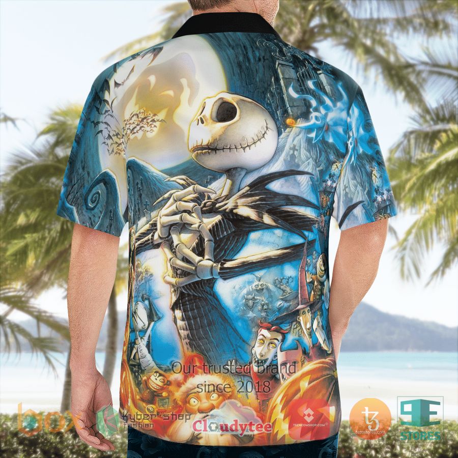 BEST The NightMare Jack Skellington Halloween Hawaii Shirt 7