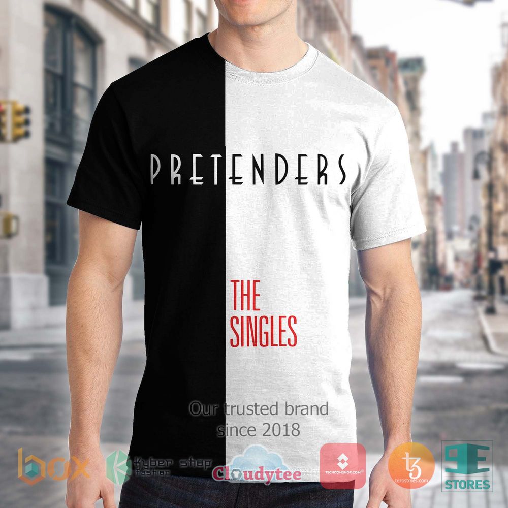 BEST The Pretenders The Singles 3D Shirt 2