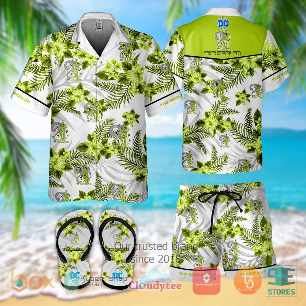 HOT The Riddler Hawaiian Shirt, Short 3