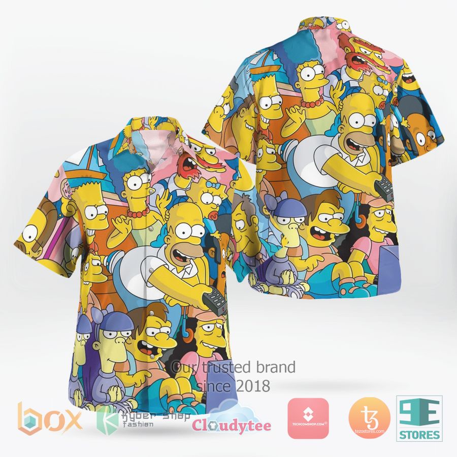 BEST The Simpsons 3d illusion Hawaii Shirt 9