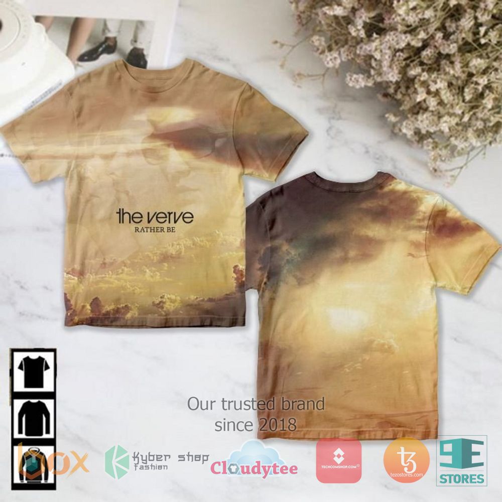 HOT The Verve Rather Be T-Shirt 3