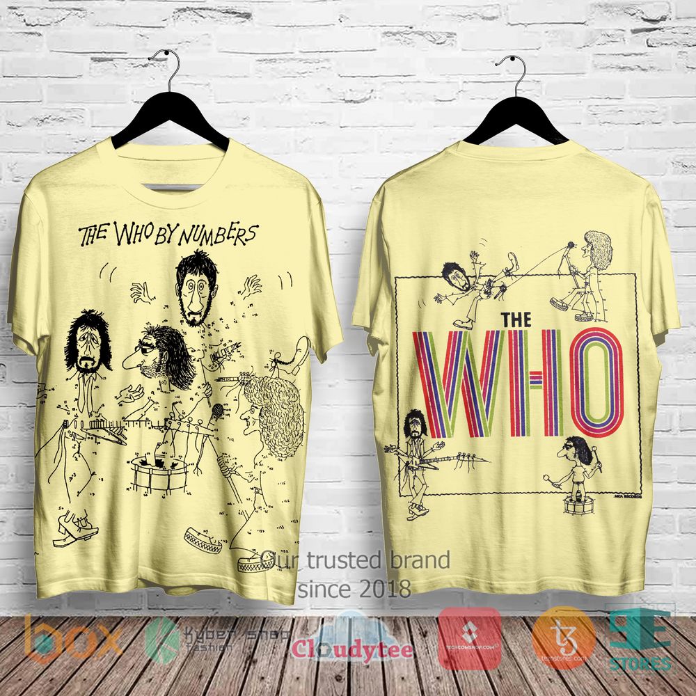 HOT The Who By Numbers, Album 3D Shirt 2