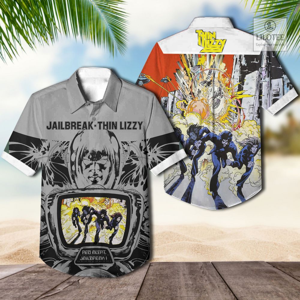 BEST Thin Lizzy Jailbreak 2 Casual Hawaiian Shirt 3