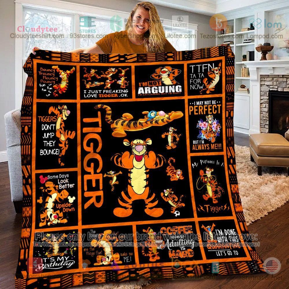 NEW Tigger Don't jump the bounce Quilt 4