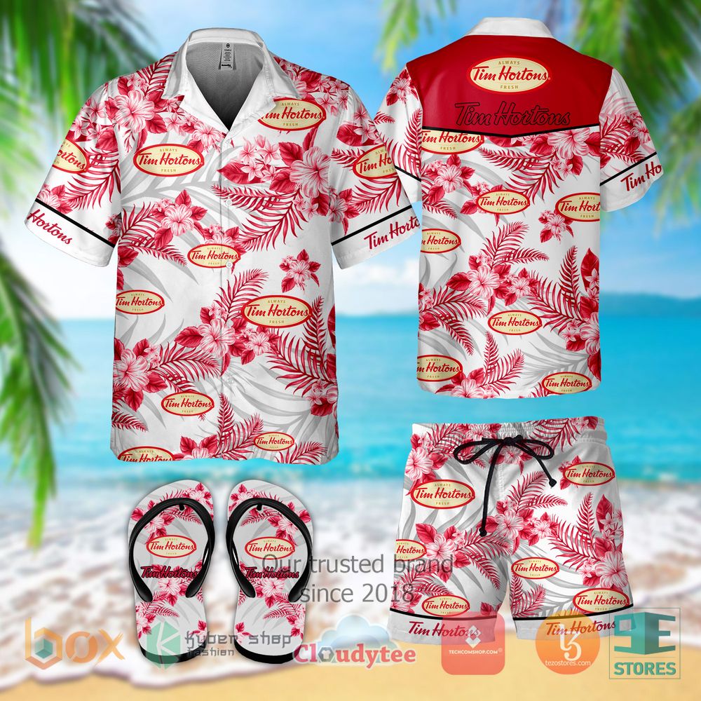 HOT Tim Hortons Hawaiian Shirt, Shorts 3