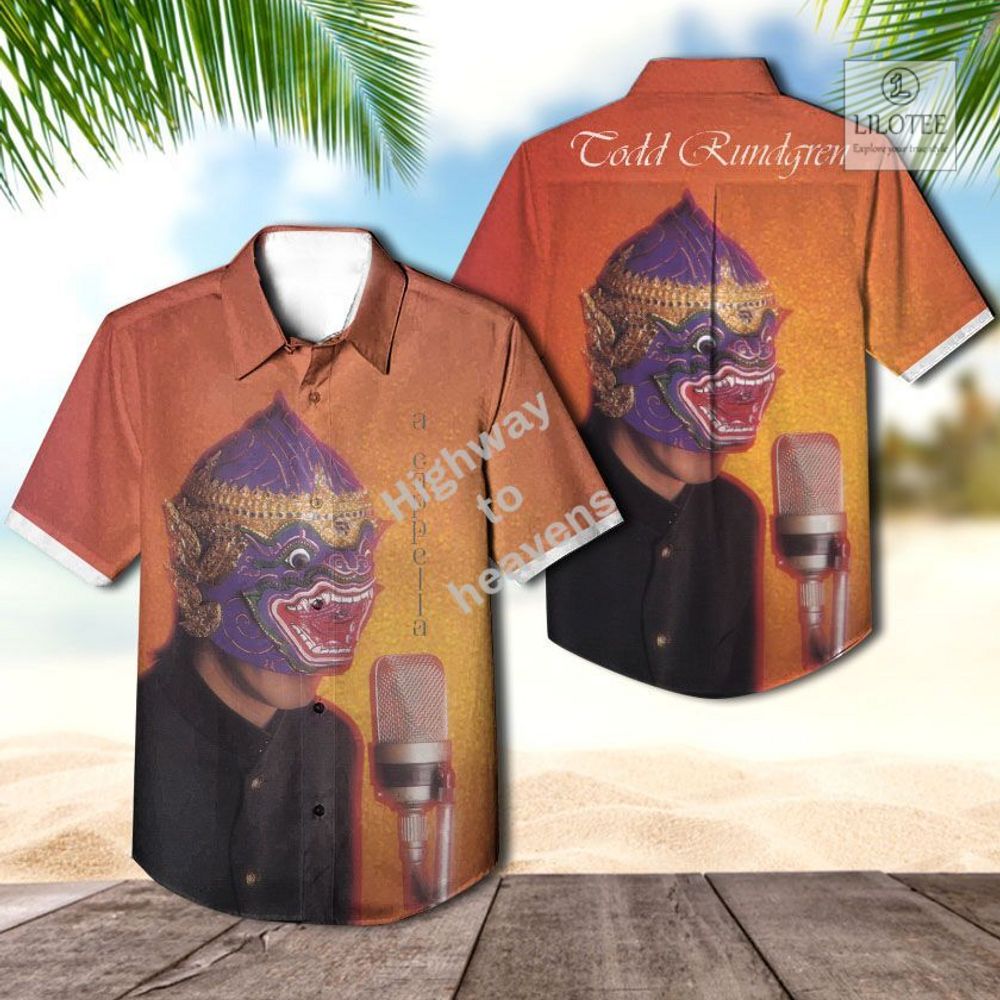 BEST Todd Rundgren A Cappella Casual Hawaiian Shirt 3