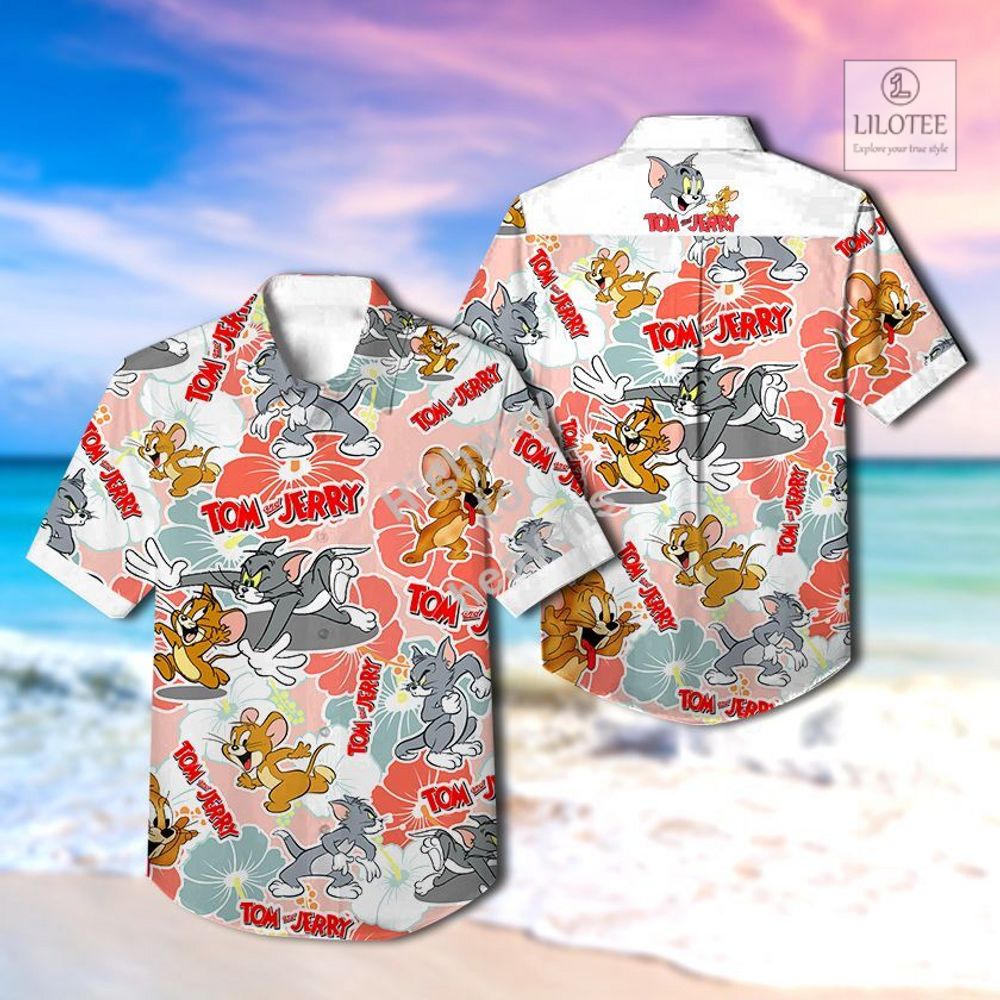 BEST Tom and Jerry Catch Me Casual Hawaiian Shirt 2