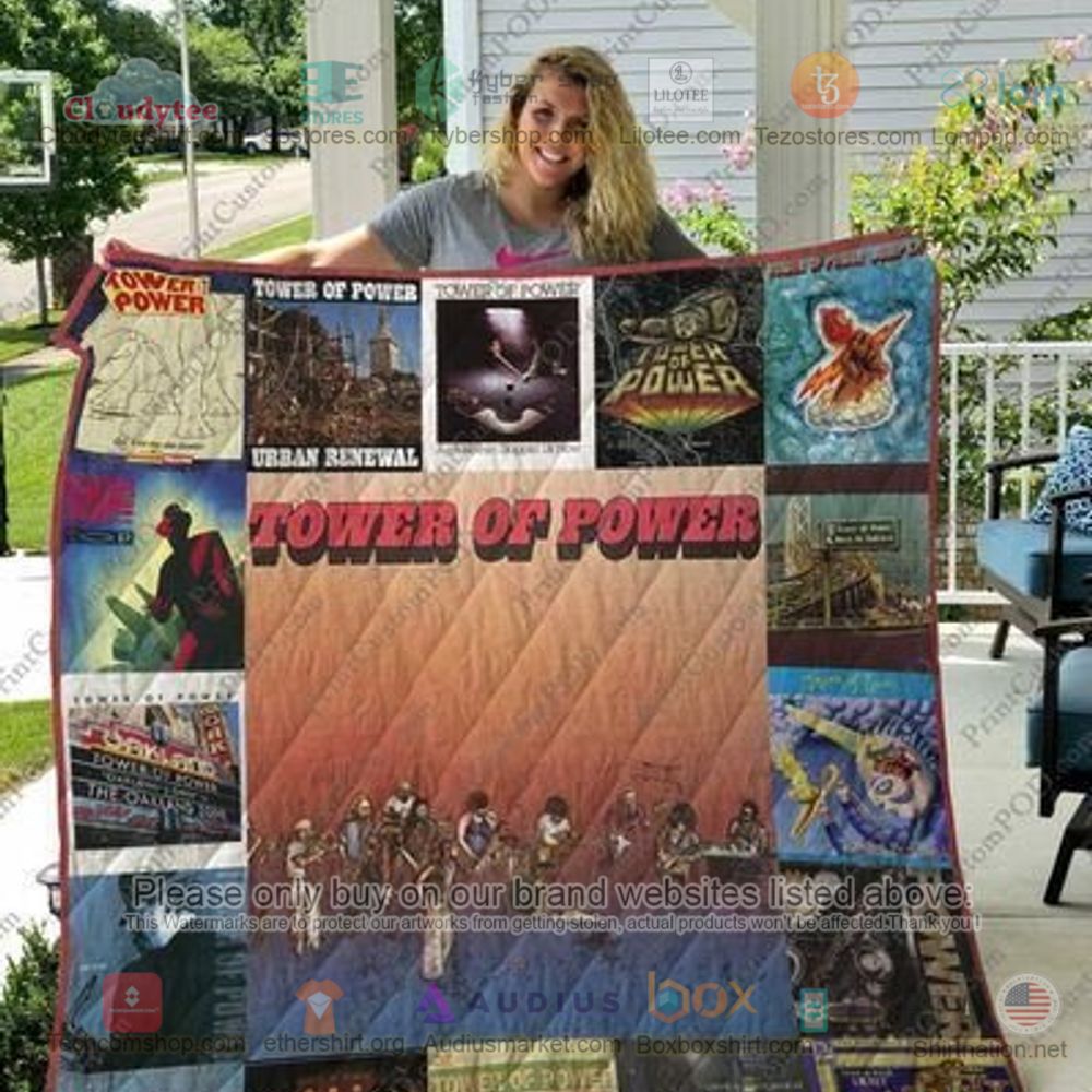 NEW Tower of Power Album Covers Quilt 5