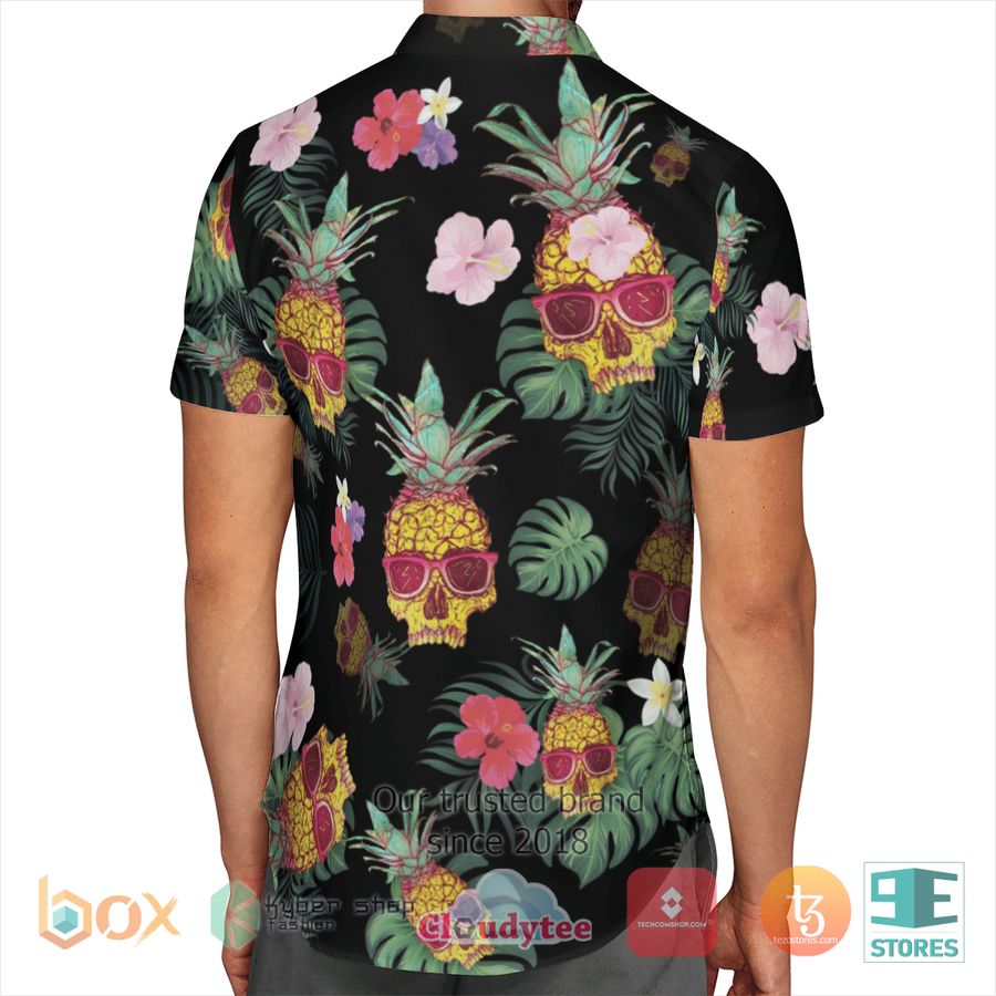 BEST Tropical Pineapple Skull Hawaii Shirt 14